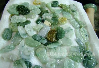 批发高性价比缅甸翡翠A货玉石挂件 150元起，开启低门槛玉石加工新选择